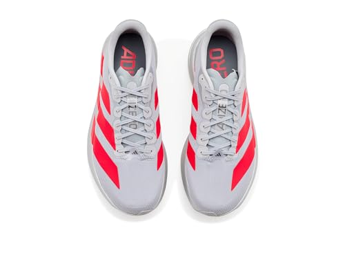 Image of adidas Men's Adizero EVO SL Woven M Silver met.Lucid red /Iron met. 13 US