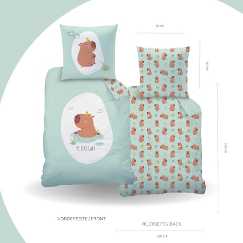 Ropa de cama de capibara para transformar un dormitorio juvenil con estilo 4