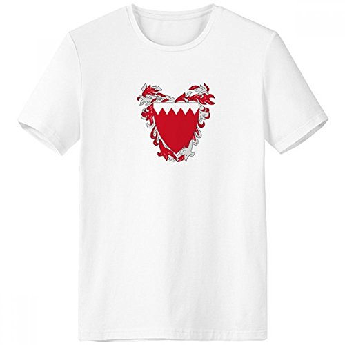 T-shirt Bahreïn blanc idéal pour vos activités sportives d'été en XXL