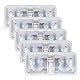 ANYPOWK LED Wohnwagenleuchten 12 Volt mit ON/Off Schalter Neutral 4000-4500K 8W 600LM für Innenbeleuchtung von Wohnwagen, Transporter, Anhänger und Boote – 5 Stück
