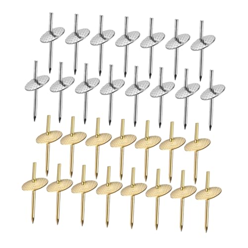 Image of 30pcs Picture Hanging Nails Hooks for Easy Installation Drywall Safe Reliable Wall Hangers for Photos Clocks and Kitchenware