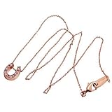 [JEWELRY CHOCOLAT] ネックレス アクセサリー 18金仕上げ 馬蹄 ラッキーモチーフ パワーストーン ホースシュー ラッキー 金運上昇 開運 馬蹄 ブランド [並行輸入品]