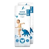 By Amazon - 112 Ultra Dry Nappies - Size 7 (17kg+) (Previously a Mama Bear brand, same product)