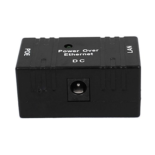 Adaptadores de red POE Aexit 4PCS RJ45, inyector de alimentación de 5-48V DC, adaptador de fuente de alimentación Power Over Ethernet miniatura 4