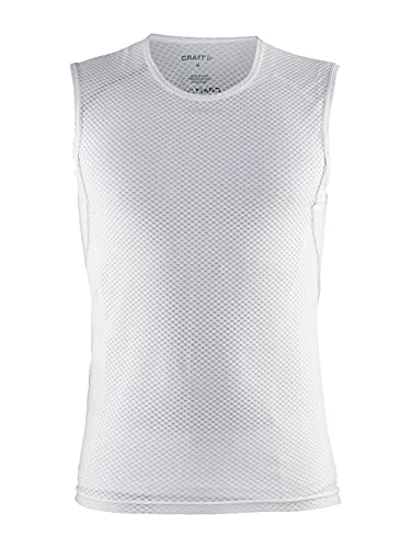 Craft Sportswear Men's Cool Mesh Superlight Sl, White, Large #TOP5