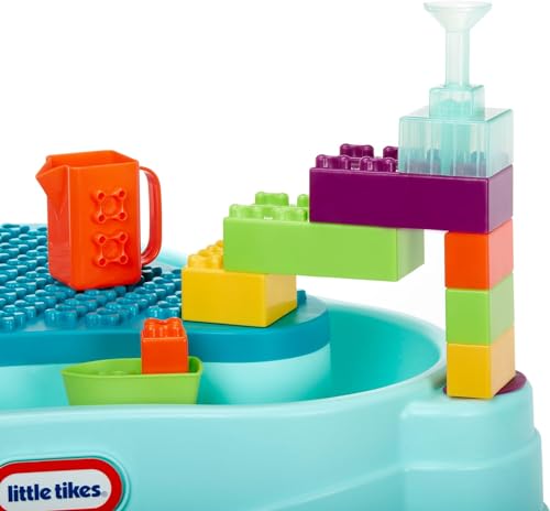 Table à eau Little Tikes avec 25 accessoires de jeu pour jardin