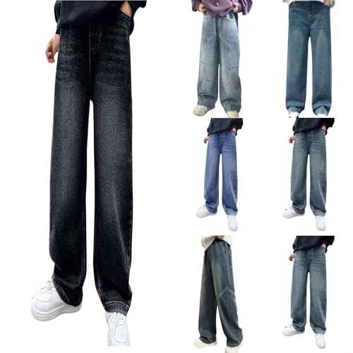 Baggy Jeans Boys, Boys Baggy Cargo Jeans Elastic High Waist Hip Hop Pants Vintage Wide for Teens