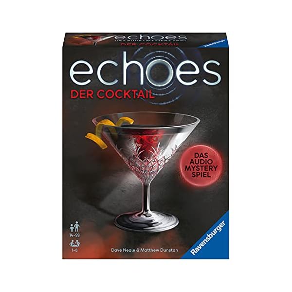 Ravensburger 20814 echoes Der Cocktail - Audio Mystery Spiel ab 14 Jahren, Erlebnis-Spiel – Bild 3