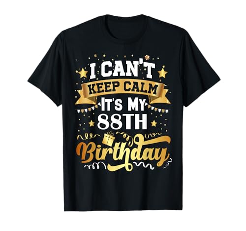 88 Year Old Birthday Tshirt Party Gift Idea 88th Birthday T-Shirt