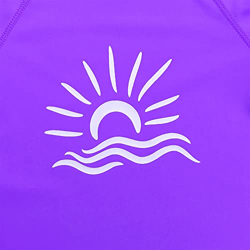 Image of TFJH E Girls & Boys Long Sleeve Rashgurad Swimsuit UPF 50+ Kids Swimwear Sunsuits