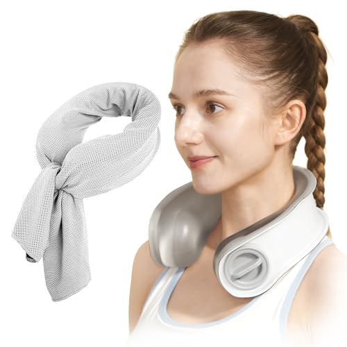 samply アウトクール U-フレックス クーリング パック ネッククーラー ハンズフリー 氷嚢 氷のう クールリング 首掛け ひんやり グッズ 暑さ対策 クールネックリング 大口径 クールダウン 野球 スポーツ,すはだいろ