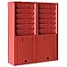 Steel Time Card Holder Rack, 12 Time Card Slots for 7