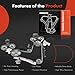 A-Premium 20PCS Engine Timing Chain Kit W/Sprocket & Tensioner & Guide Compatible with Suzuki Grand Vitara 2006 2007 2008 - V6 2.7L - Replace# 1274166J00
