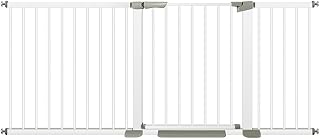 Metal Baby Gate for Stairs, Auto Close Safety Baby Gate, Extra Tall and Wide Child Gate, Easy Walk Thru Durability Dog Gate for The House, Doorways. Automatically Closes Pressure Baby Gate.