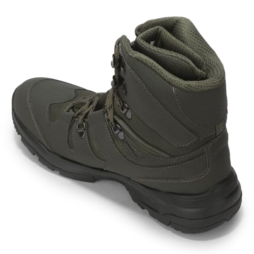 Image of Liberty Freedom SHIKHAR-4 Black & Olive Green Casual Lacing Boots for Men