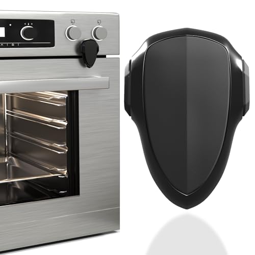 Image of BABY PROOF ME Oven Lock Child Safety, 1 Pack, Oven Door Lock Child Safety, Oven Baby Proofing, Heat-Resistant, Durable & Easy to Install Oven Safety Locks for Toddlers, Baby Proof Oven (Black)