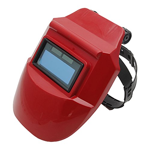 Preisvergleich Produktbild Automatik Schweißhelm Auto Darkening für alle gängigen Schweißtechniken - Schweißmaske Schweißschirm Schweißschild Schutzhelm - Solar Auto Rot