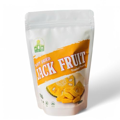 Sài Gòn Fruit - Soft Dried Jackfruit, Low Sugar Added, Naturally Sweet, Healthy Soft Dried JackFruit Snack For Kids And Adults, All Natural Ingredients, No Preservatives, 200 Grams, Made in Vietnam