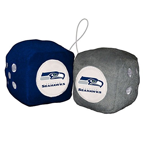 BSI NFL Seattle Seahawks Fuzzy Dice, Model: 98014B