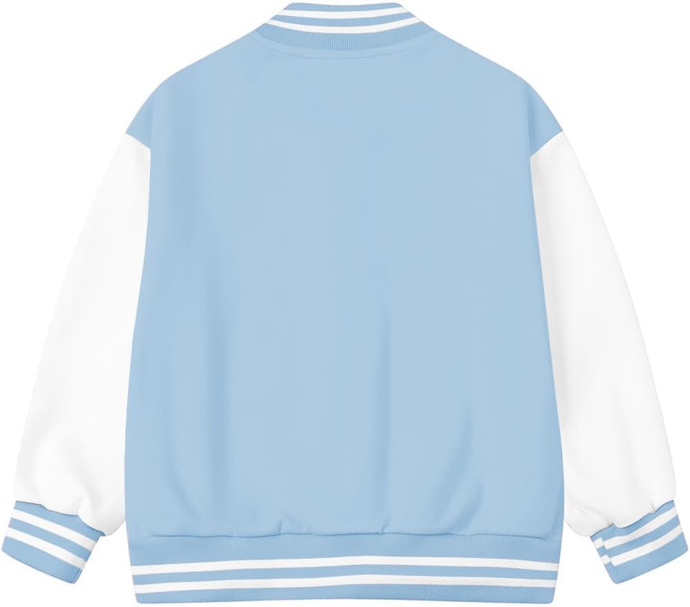 ARTMINE Kids Baseball Jackets Casual Varsity Jacket School Bomber Jackets