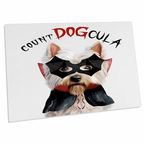 3dRose West Highland Terrier Halloween Desk Pad miniatura 1