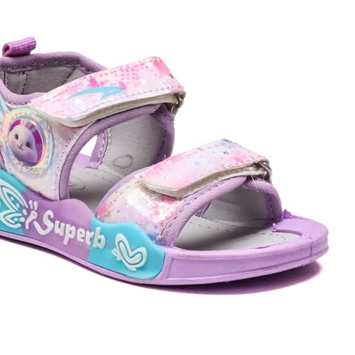 Image of ASIAN Kids Starwalk-04 flat Casual Sandals With Adjustable Velcro Closure For Easy Wear With Flexible Fitting And Trendy And Stylish Looks With Unique Design Ideal For Everyday Use For Girls, Boys