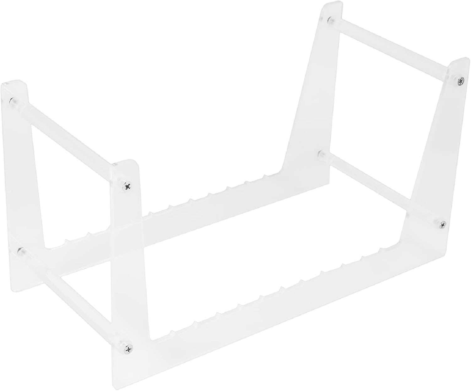 Dasertoe Clear Vinyl Record Stand Holder for Desktop Album Storage