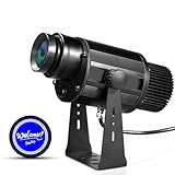 50W LED Logo GOBO Projector Light – Welcome Sign Projector with Remote Control,IP67 Waterproof Indoor/Outdoor Advertising Light for Business,Store,Bar,Hotel, Wedding, Events