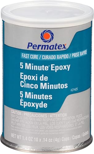 Permatex Fast Cure Epoxy (pre-measured Cups -4 Oz) (230-21425) Category: Epoxy