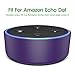 AWINNER Silicone Case for Amazon Echo Dot 2nd (Purple)