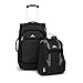 High Sierra Adventure Access Carry-On Wheeled Backpack, Black/Charcoal, One Size