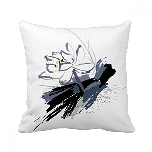 Oreiller fleur de lotus multicolore 40x40cm idée cadeau maison - 2