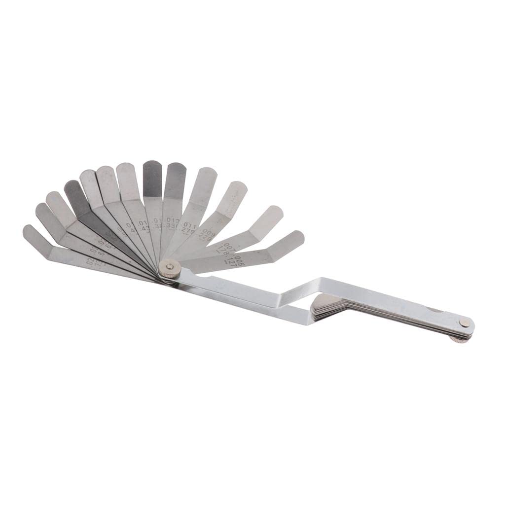 5 set di 26 lame offset piegate spessimetro metrico in pollici con doppia marcatura