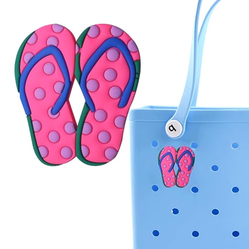 Beach Bag Accessories PVC Rubber Totes Inserts Charms for Bogg Bag Slippers, Insert Decorative for Beach Bag Beach Tote Bag
