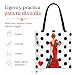Imagen de IllustrArte Bolso Tote Flamenco Mujer 43x43 cm