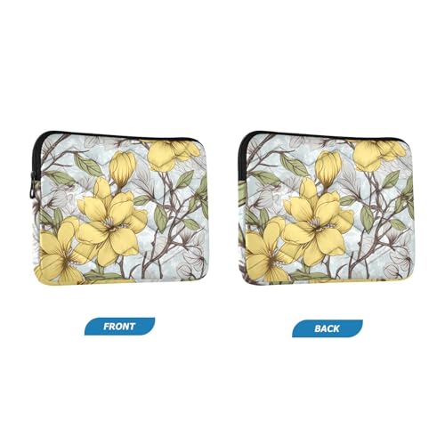 Funda para portátil 13-14 pulgadas con protección amarilla miniatura 2