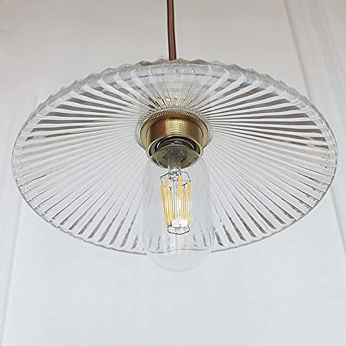 Lámpara colgante ajustable plisada que elimina la luz deslumbrante en cocinas y salones pequeños 6