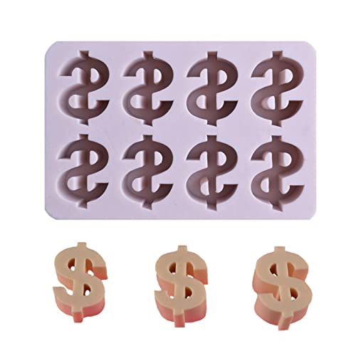 Molde de chocolate cifrão,Molde de silicone pequeno cifrão para assar - Moldes de fundição 3D criati