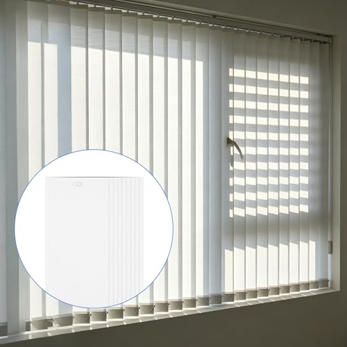 Lamas de persianas verticales de PVC liso para un control solar eficiente y limpieza rápida 6