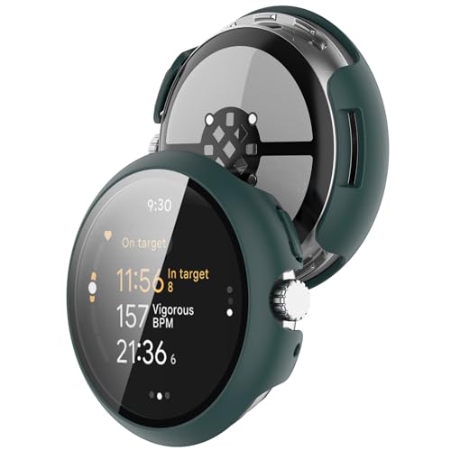 FINON for Google Pixel Watch 3 45mm p P[X KXtB ̌^ p P[X y ȈՒE Vv (O[)