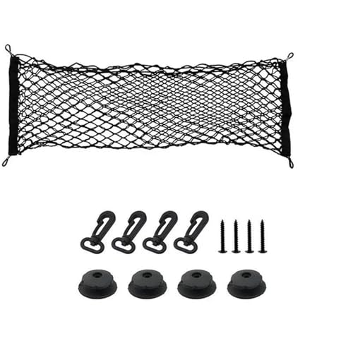 Filet de rangement pour coffre de voiture élastique en nylon résistant 110x40 cm