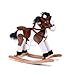 Plush & Company 02421 - Cavallino a Dondolo Peluche, Altezza 70 cm, Lunghezza 70 cm
