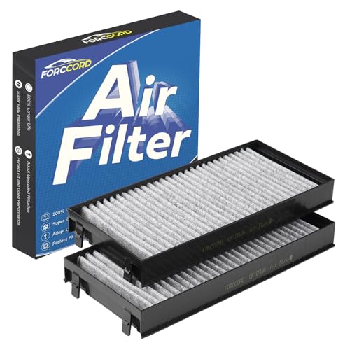 Image of 2-Pack Cabin Air Filters for 2007-2019 BMW X5, 2008-2019 BMW X6 | Replace#CF10936, CUK 2941-2, 64316945586, Cabin Filter Replacement Passenger Compartment Air Filters Car Accessories