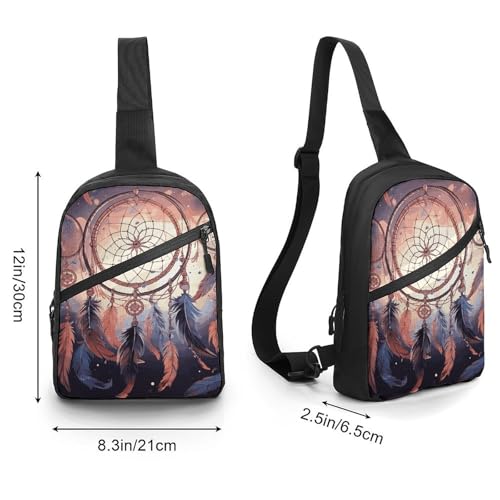 Morrales de pecho cruzados tipo sling unisex miniatura 3
