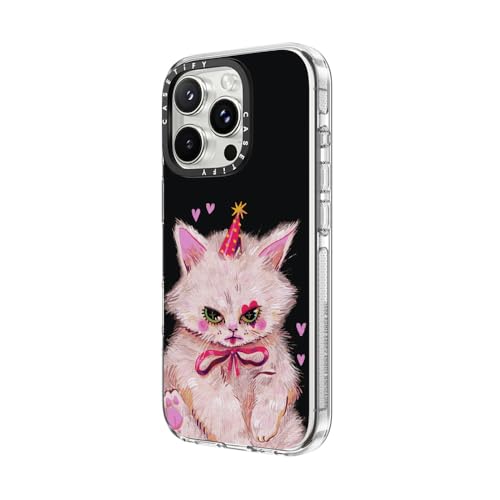 Coque iPhone 16 Pro transparente Clown Kitty compatible MagSafe antichoc