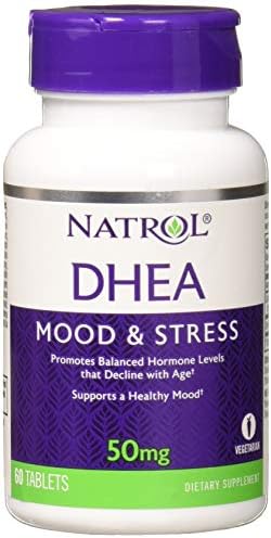 Natrol DHEA 50mg, 60 Tablets 60 Count (Pack of 3)