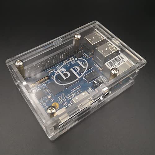 Image of youyeetoo Banana Pi BPI-M5 Amlogic S905X3 Single Board Computer with 4GB RAM and 16G eMMC for AIOT Support Android Debian Raspberry Pi Replacement (with Power,case,Fan)