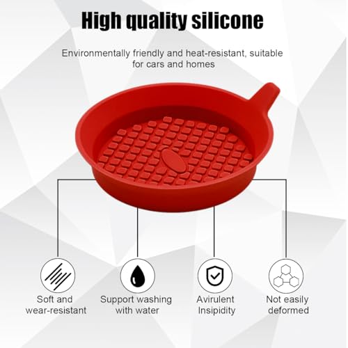 Zpana Porta Vasos para Auto de Silicona, 4 Piezas miniatura 3