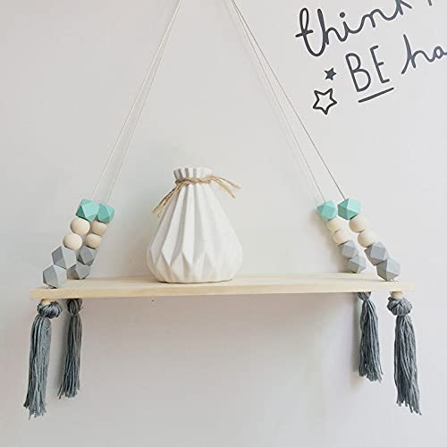 Gongcheng Houten wandplank, hanger voor aan de muur, voor kinderen en baby's, Scandinavische stijl - Afbeelding 6