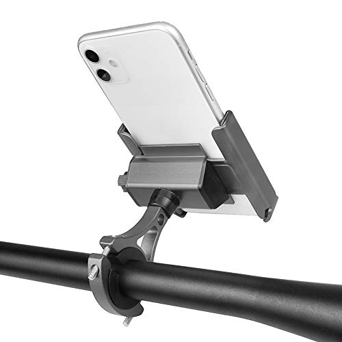 DECDEAL Suporte de telefone móvel para bicicleta em liga de alumínio com rotação de 360 ° ajustável